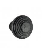 Ribbed Pewter Cupboard Knob