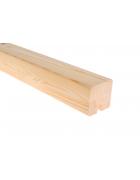 Blueprint Grooved Square Profile Handrail for Glass - Select Timber and Length
