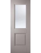 Arnhem Grey Primed Glazed Internal Door