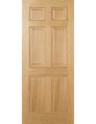 Regency 6 Panel Pre-Finished Oak Internal Door