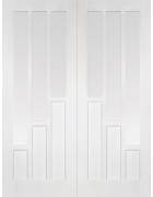Coventry Glazed Pairs White Primed Internal Door