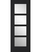 Vancouver Pre-Finished Charcoal Black Glazed Internal Door