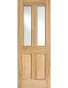 Richmond RM2S Glazed Oak Internal Door