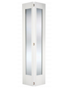 Pattern 10 Bi-Fold Glazed White Internal Doorr