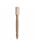 90mm Fluted Rolling Pin Spigot Newel Post