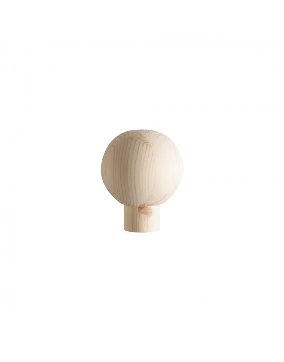 Slender Quays Newel Post Ball Cap Select Timber and Type image