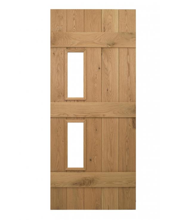 Solid Oak Richmond Ledged Cottage Door Blueprint Joinery