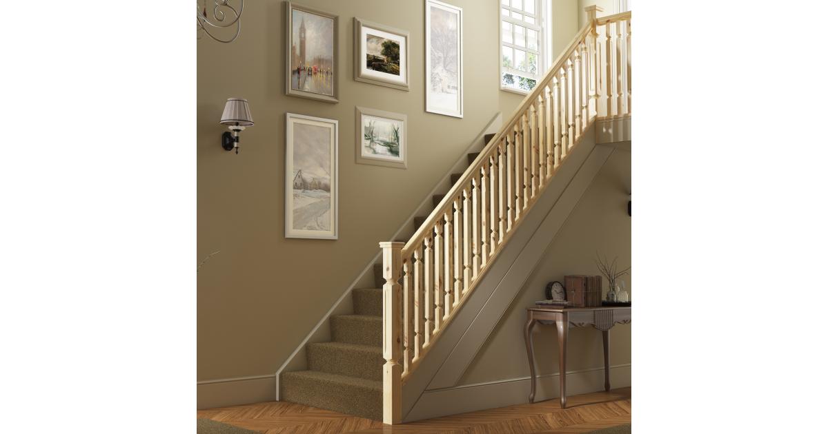 Regency Square Rebated Stair & Landing Balustrade Kit