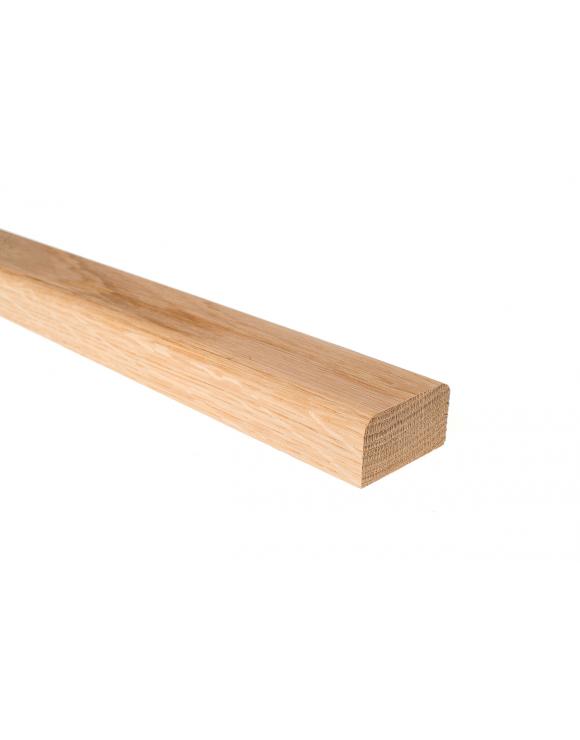 Square Ungrooved Profile Base Rail - Select Timber and Length image