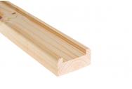 41mm Square Profile Base Rail - Select Timber and Length