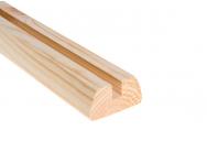 Blueprint Grooved Base Rail for Glass - Select Timber and Length 