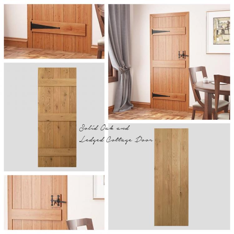 Solid Oak and Ledged Cottage Door product image