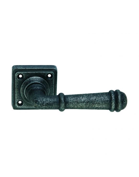 Ribbed Lever Handle on Square Rose image