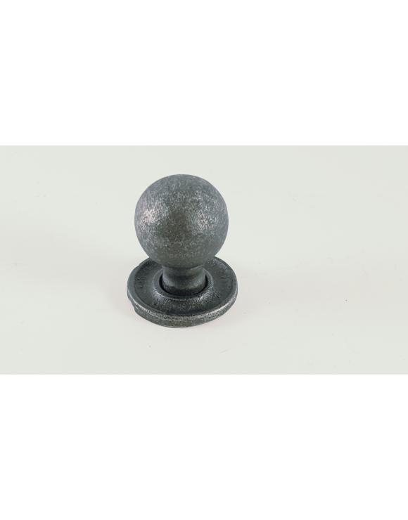 Round with Base Pewter Cupboard Knob image