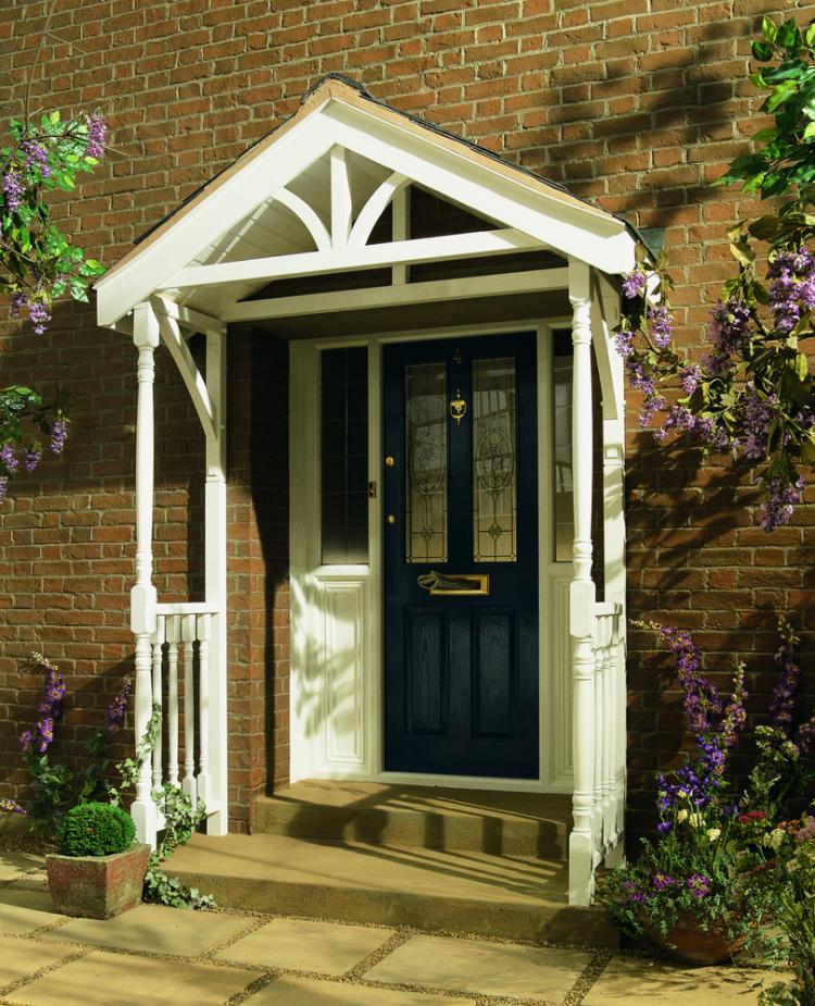 How To Build a Door Canopy Roof Yourself Blueprint Joinery