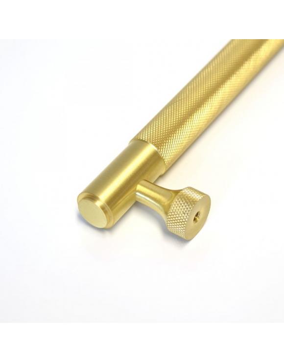 Small Knurled Bar Cabinet Handle image