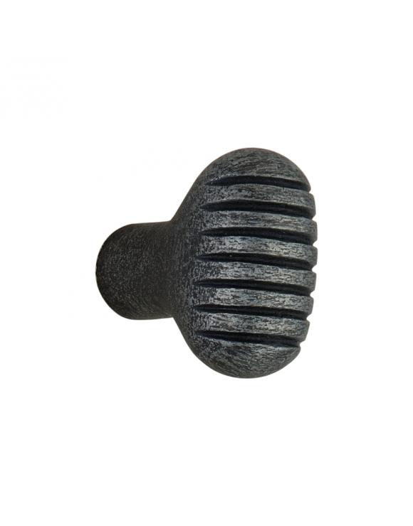 Slotted Pewter Cupboard Knob image