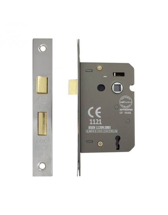 Fire Rated Door Sash Lock CE BS Rated Mortice 3 Lever image