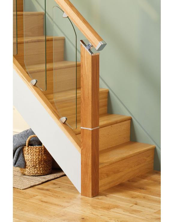 Clarity Rail End Cap For Wall Mounted Handrails image