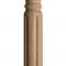 90mm Turned Fluted Newel Post with Spigot Dowel image