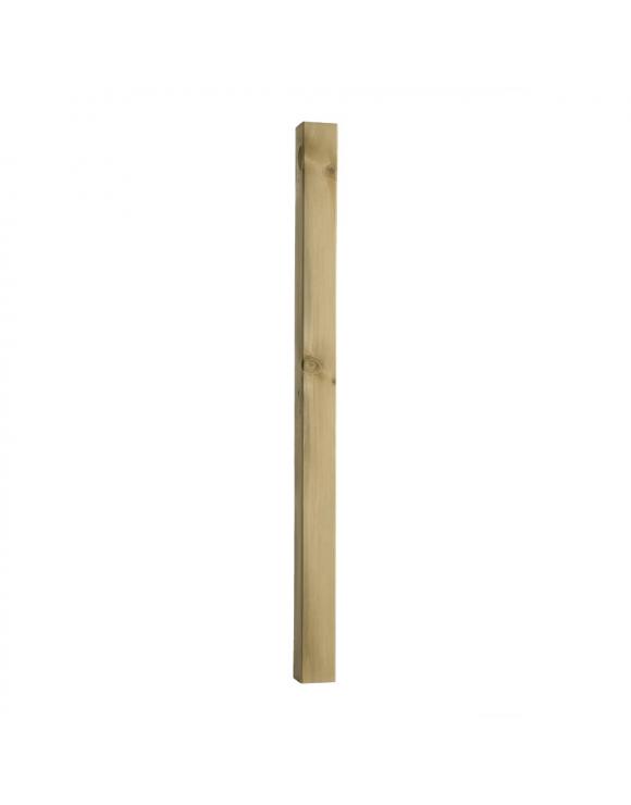 Treated 82mm Square Timber Decking Newel 1250mm image