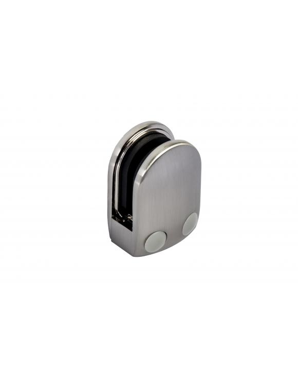 Brushed Nickel Glass Clamp 8mm or 10mm image