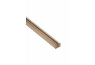 Reflections Glass Oak Stair Base Rails for 8mm Glass 4200mm 