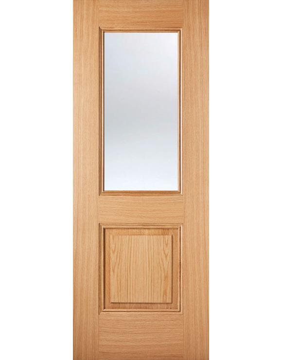 Arnhem Pre-Finished Glazed Oak Internal Door image