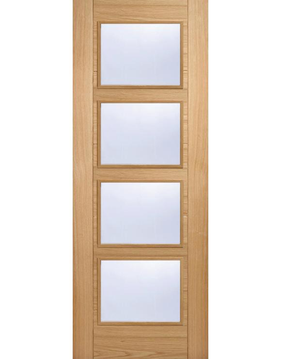 Vancouver Glazed Pre-Finished Oak Internal Door image