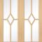 Reims Pre-Finished Glazed Oak Internal Door Pairs image