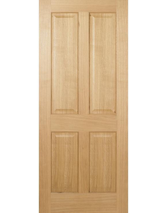 Regency 4 Panel Pre-Finished Oak Internal Door image