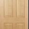 Regency 4 Panel Pre-Finished Oak Internal Door image