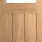 DX 30&#039;s Style Unglazed Oak Internal Door image