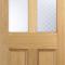 Malton Glazed Screenprint Oak Internal Door image
