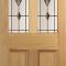 Malton Glazed Smoked ABE-Lead Oak Internal Door image