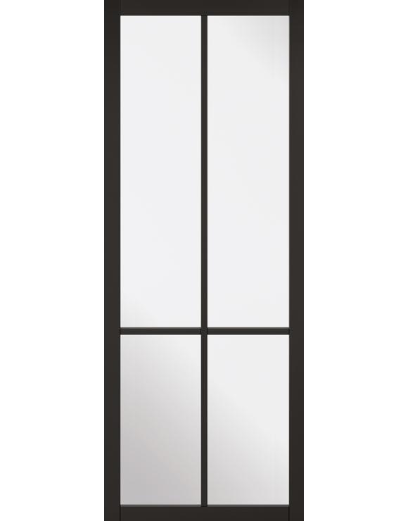 Liberty Black Primed Glazed Internal Door image