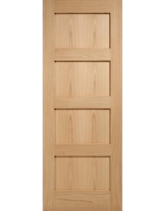 Shaker 4 Panel Pre-Finished Oak Internal Door image