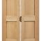 Shaker 4 Panel Bi-Fold Oak Internal Door image