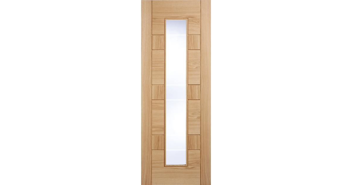 Edmonton Glazed Oak PreFinished Internal Door Blueprint Joinery