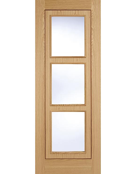Inlay Glazed Pre-Finished Oak Internal Door image