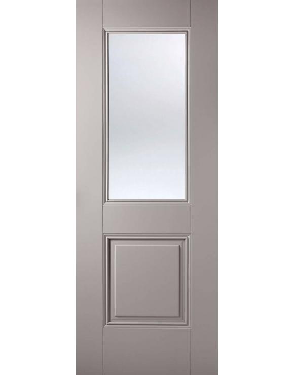 Arnhem Grey Primed Glazed Internal Door image