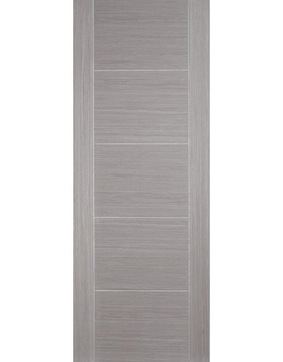 Vancouver Pre-Finished Light Grey Internal Door image