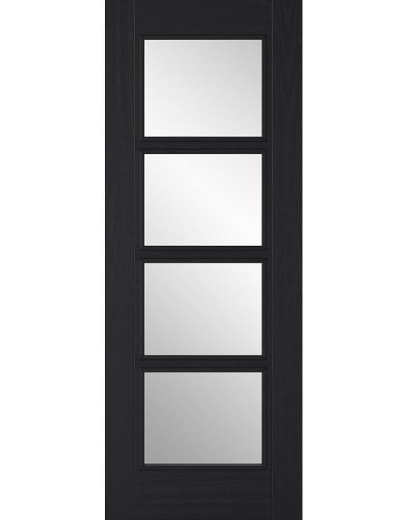 Vancouver Pre-Finished Charcoal Black Glazed Internal Door image