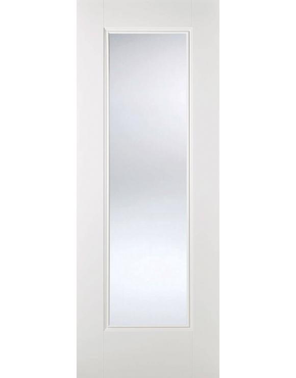 Eindhoven White Primed Glazed Internal Door image