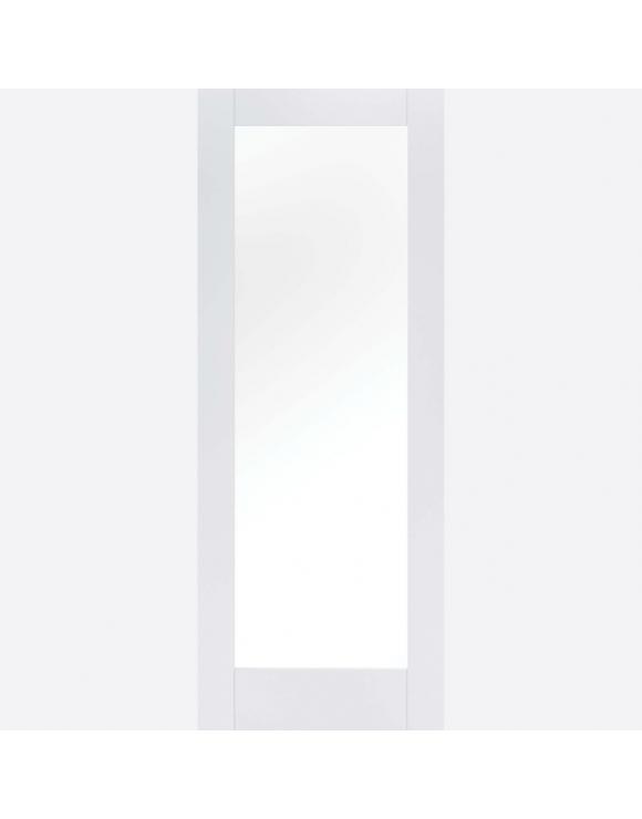 Pattern 10 Clear Glazed White Internal Door image