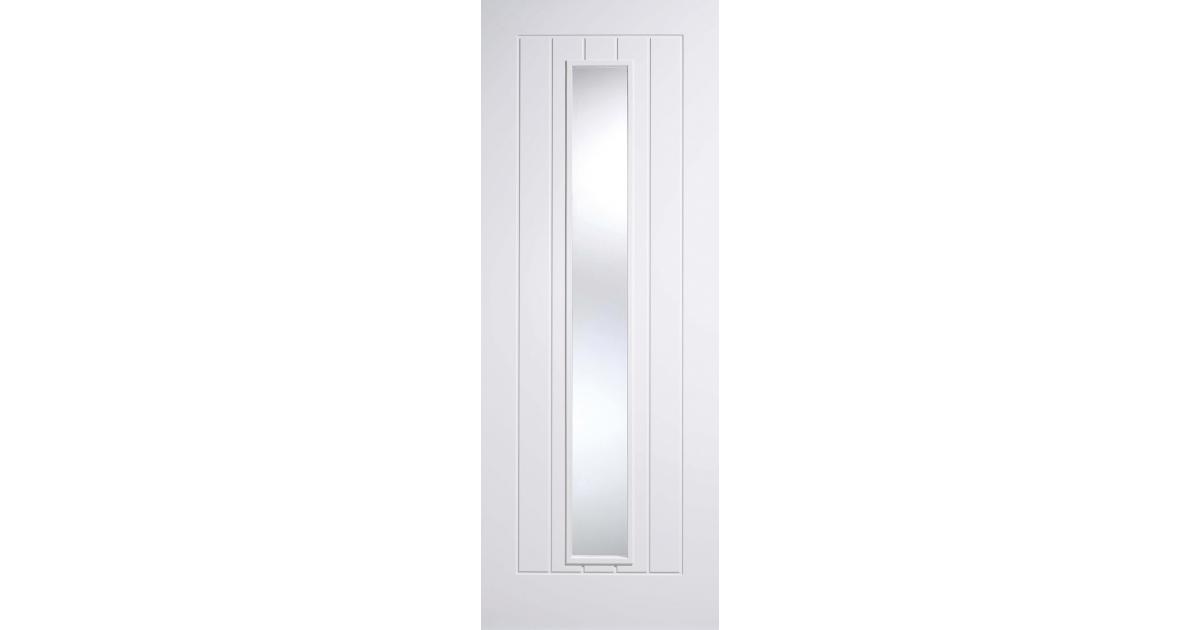 Mexicano White Primed 1L Glazed Internal Door Blueprint Joinery