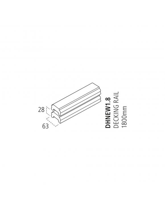 Plain Square Decking Balustrade Kit image