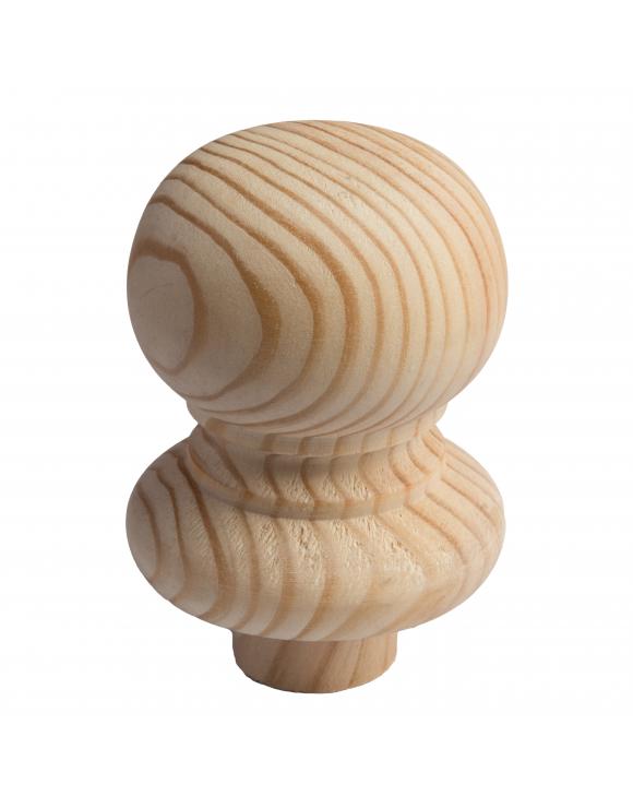 Pine Rope Twist Newel Post with Cap Trade Pack image