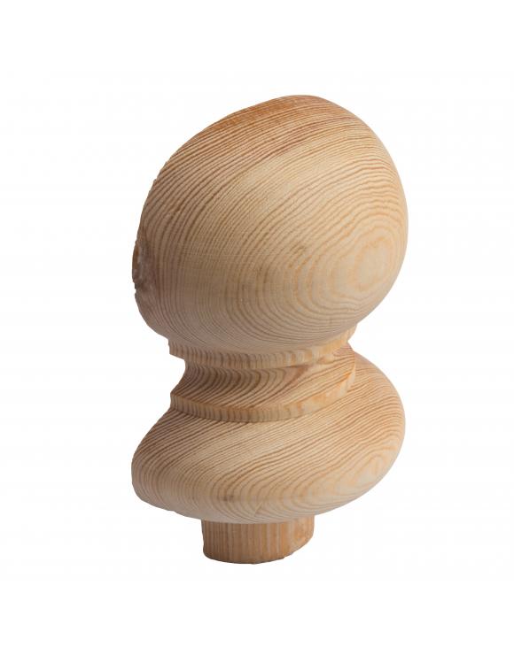 Pine Rope Twist Newel Post with Cap Trade Pack image