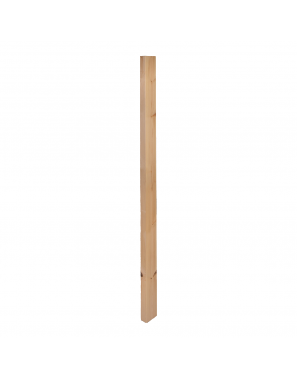 90mm Plain Square Newel Post image